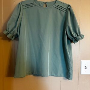 Elegant Sage Green Women's Top